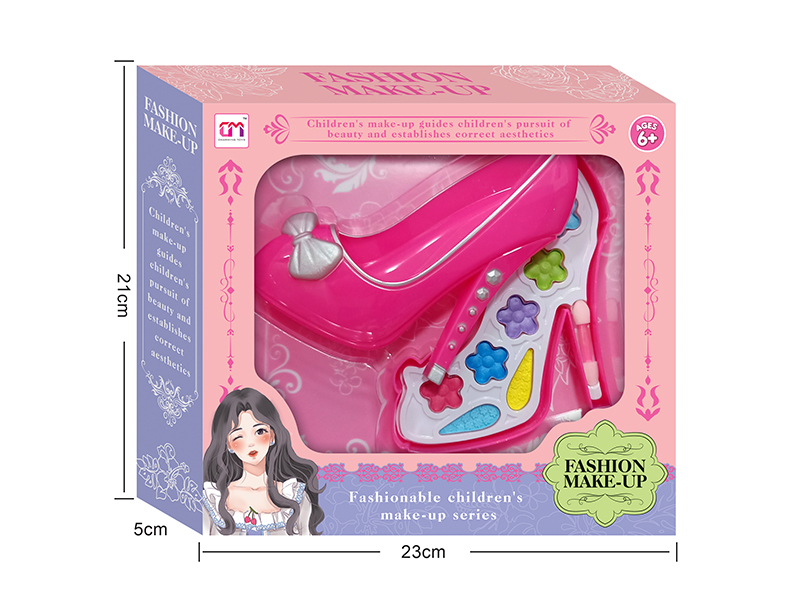 High Heel Shaped Single Layer Children's Make Up Set