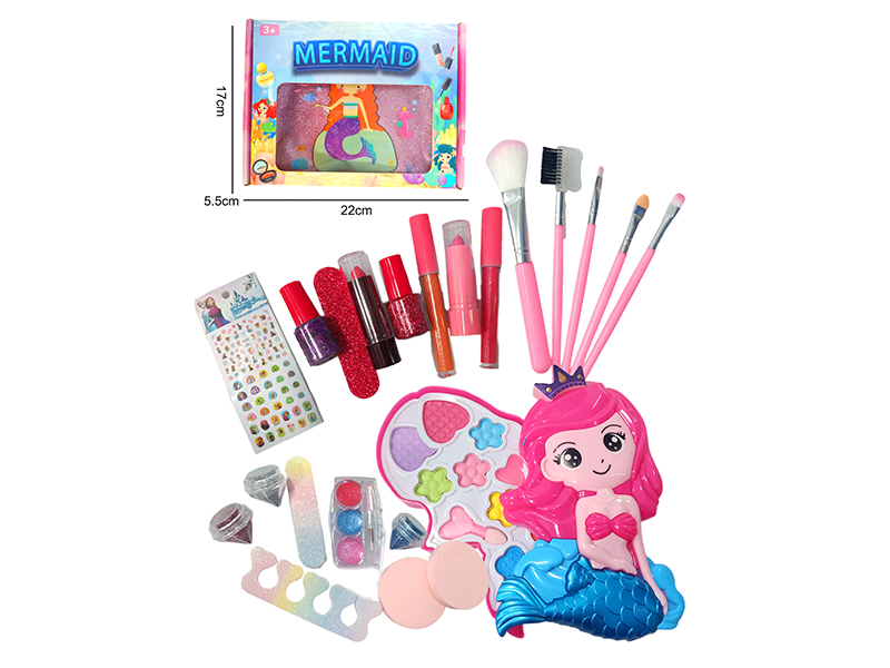 Mermaid Shaped Children's Make Up Set