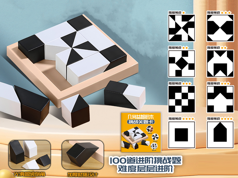 Geometry Puzzle Block