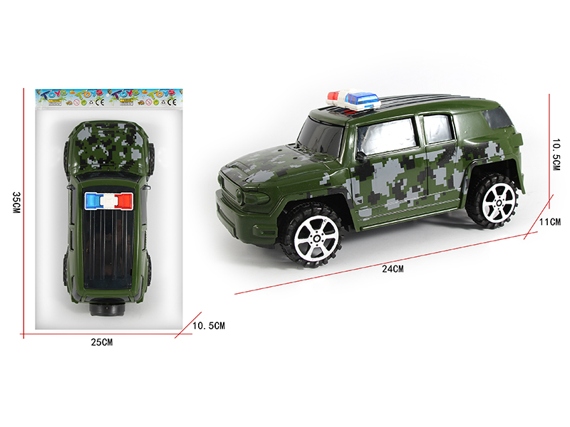 1:16 Friction Military Police Off-Road Car(Toyota)