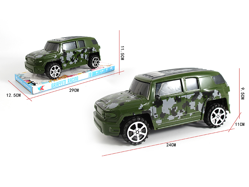 1:16 Friction Military Simulation Off-Road Vehicle(Toyota)