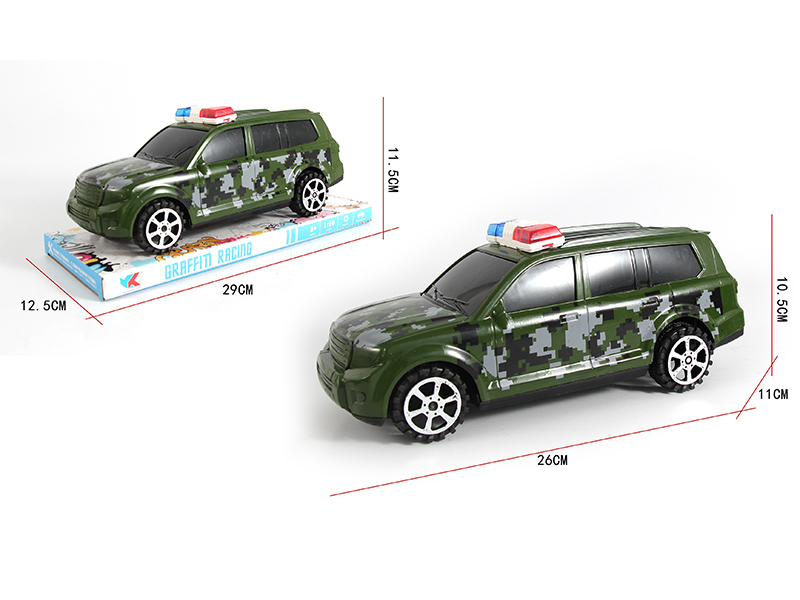 1:16 Friction Military Police Off-Road Car(Toyota Dominance)