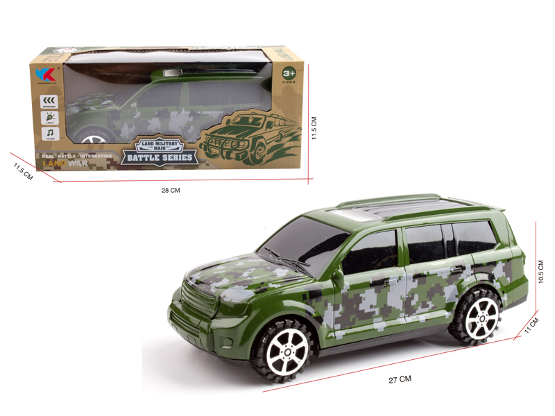 1:16 Friction Military Simulation Off-Road Vehicle(Toyota Dominance)