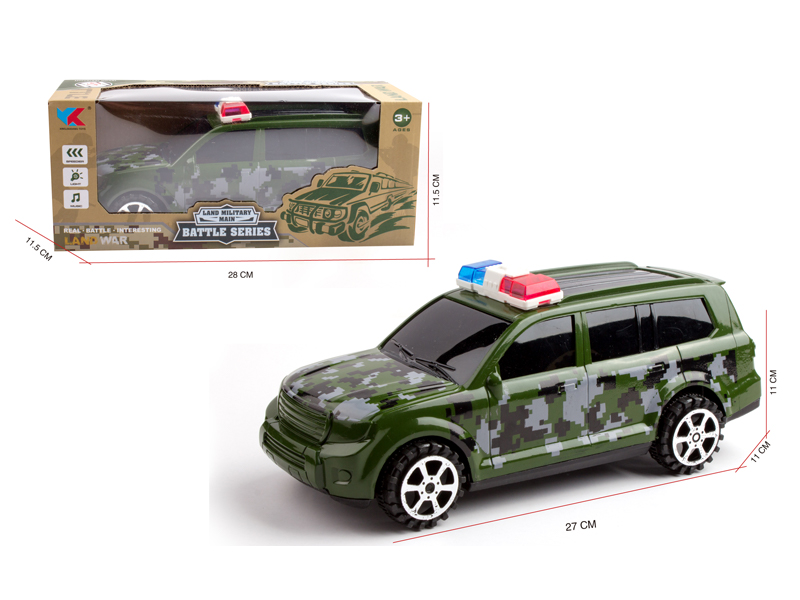 1:16 Friction Military Police Off-Road Car(Toyota Dominance)