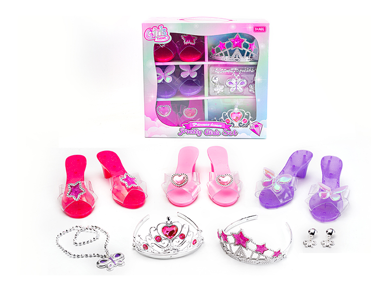 Electroplated Crown Princess Adornment Toys