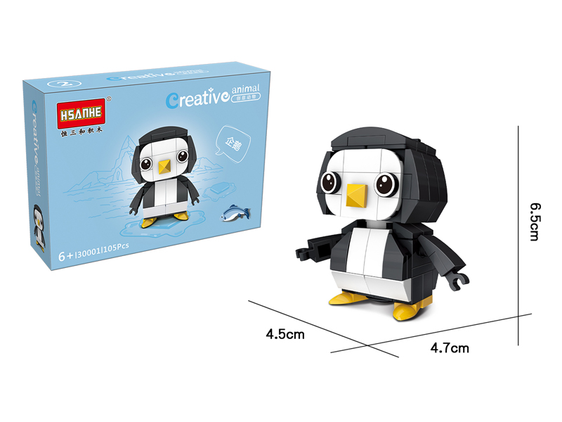 105PCS Creative Animal Building Block