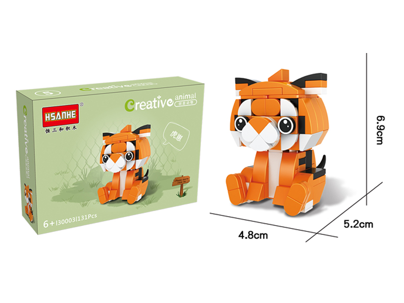 131PCS Creative Animal Building Block
