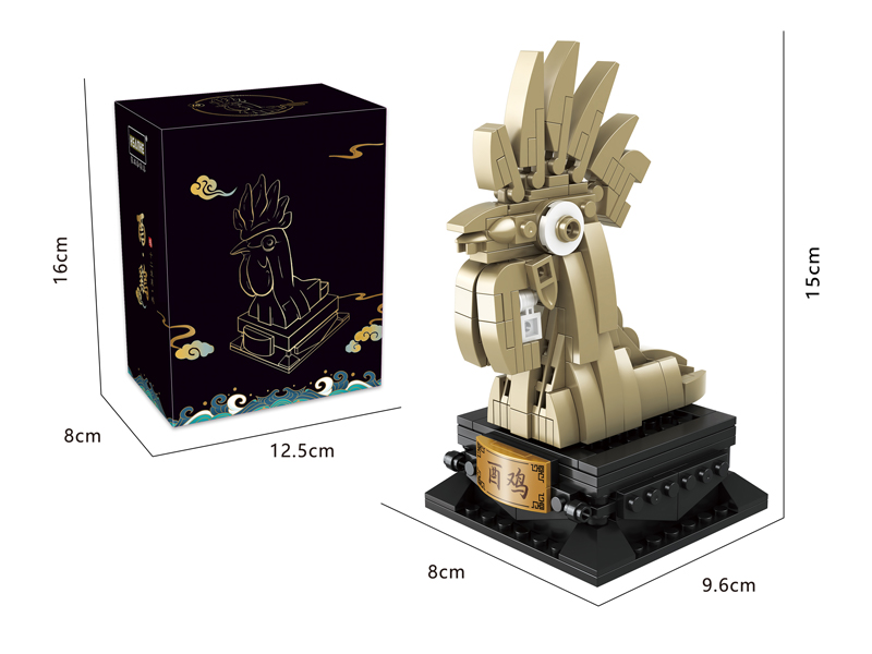 206PCS Twelve Zodiac Series Building Block