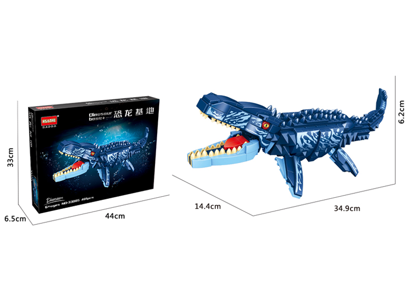 401PCS Dinosaur Base Series Building Block