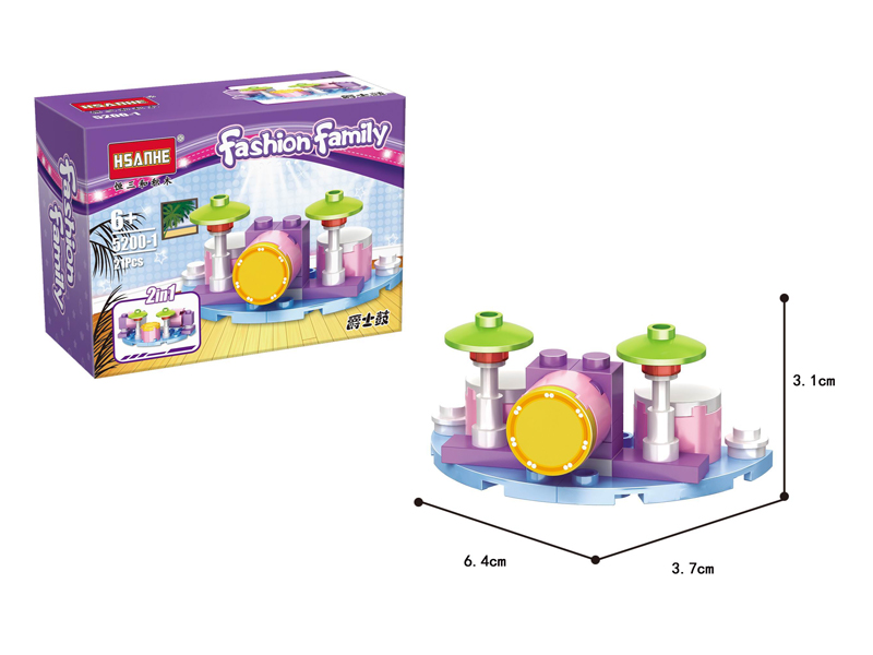 21PCS Girls' Series Building Block