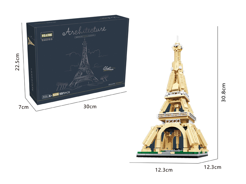 591PCS Building Series Building Block