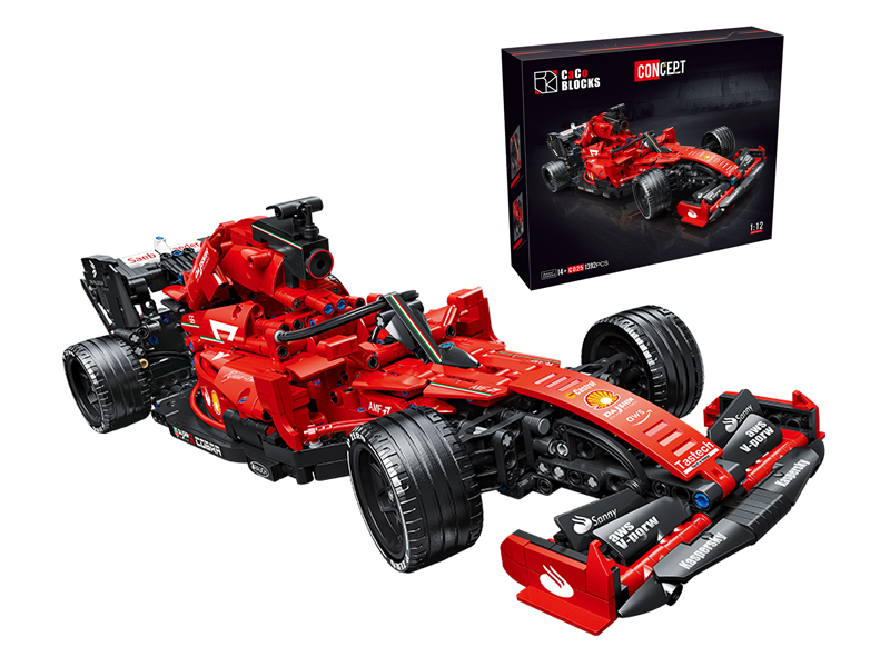 1392PCS 1:12 Racing Car Series Building Blocks