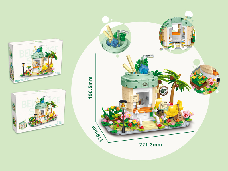 599PCS Beverage House Building Blocks