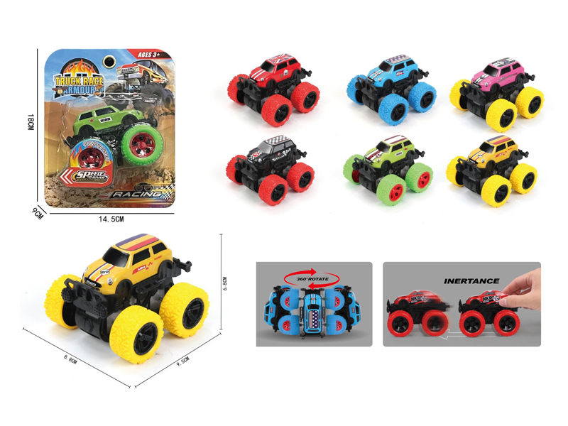 Dual Friction Bigfoot Climbing Metal Sheet Metal Car