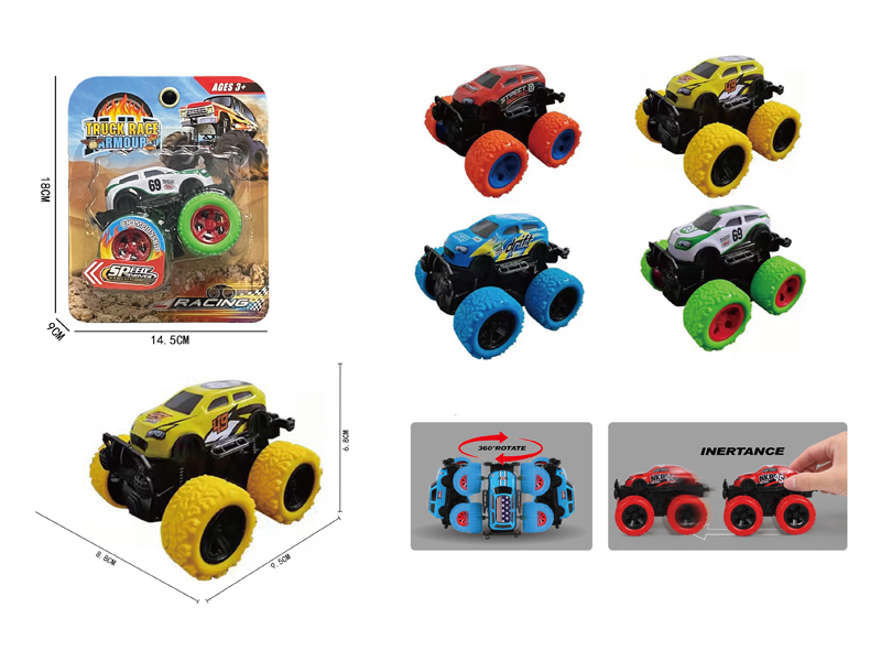 Dual Friction Bigfoot Climbing Metal Sheet Metal Car