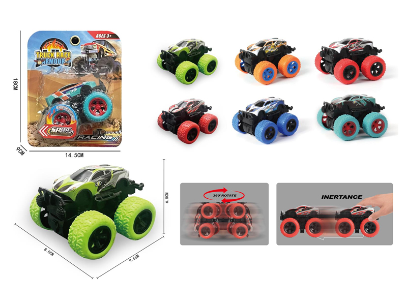 Dual Friction Bigfoot Climbing Metal Sheet Metal Car