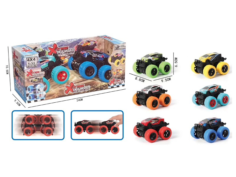 Dual Friction Large Wheel Climbing Metal Car