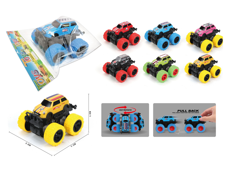 Dual Friction Large Wheel Climbing Metal Car