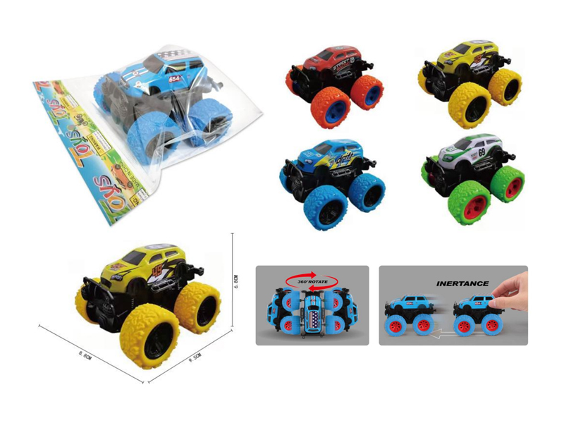 Dual Friction Large Wheel Climbing Metal Car