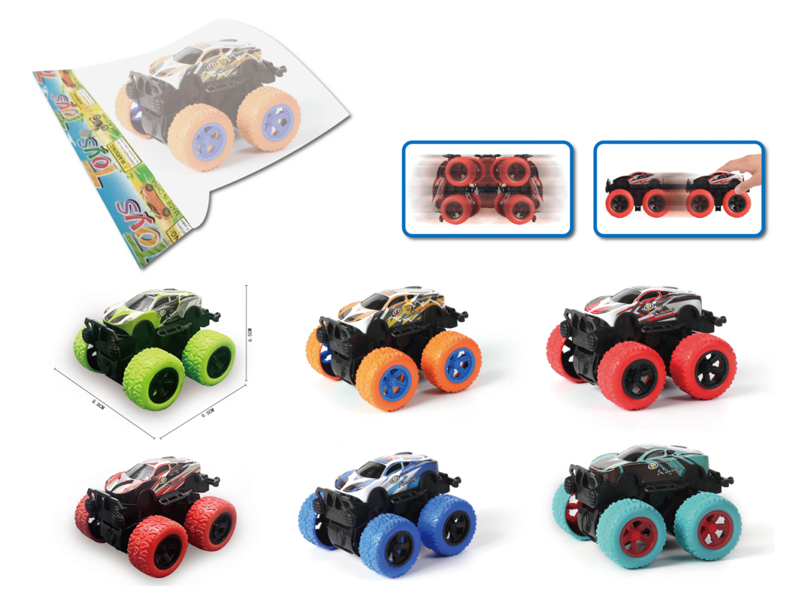 Dual Friction Large Wheel Climbing Metal Car