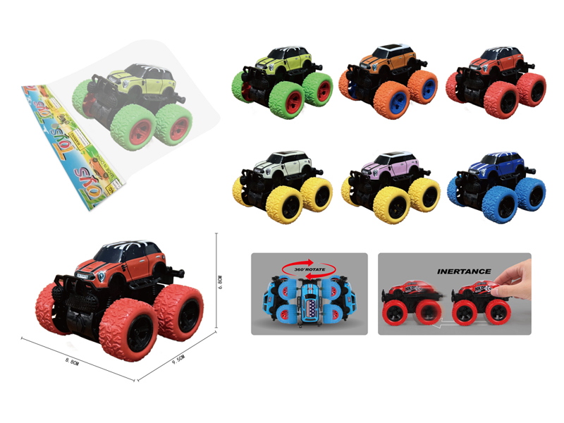 Dual Friction Large Wheel Climbing Metal Car