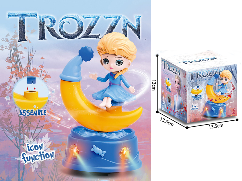B/O Rotating Moon Ice And Snow Princess