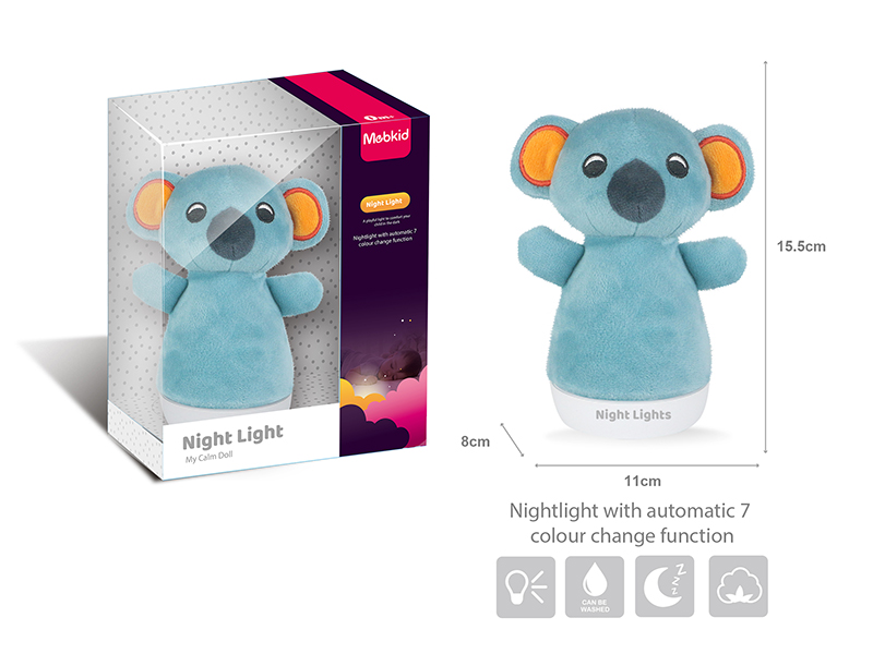 Baby Soothing Toys Plush Night Light(Koala)