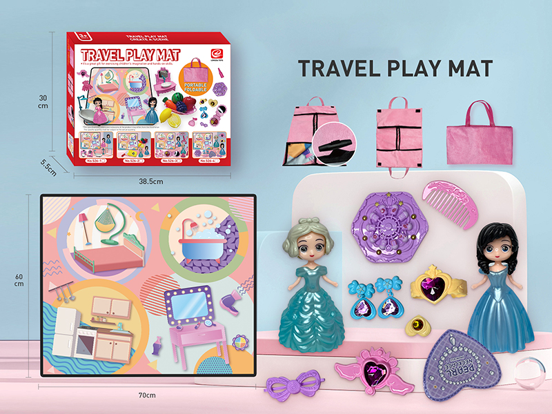 Travel Play Mat Portable Storage Bag - Adornment Toys