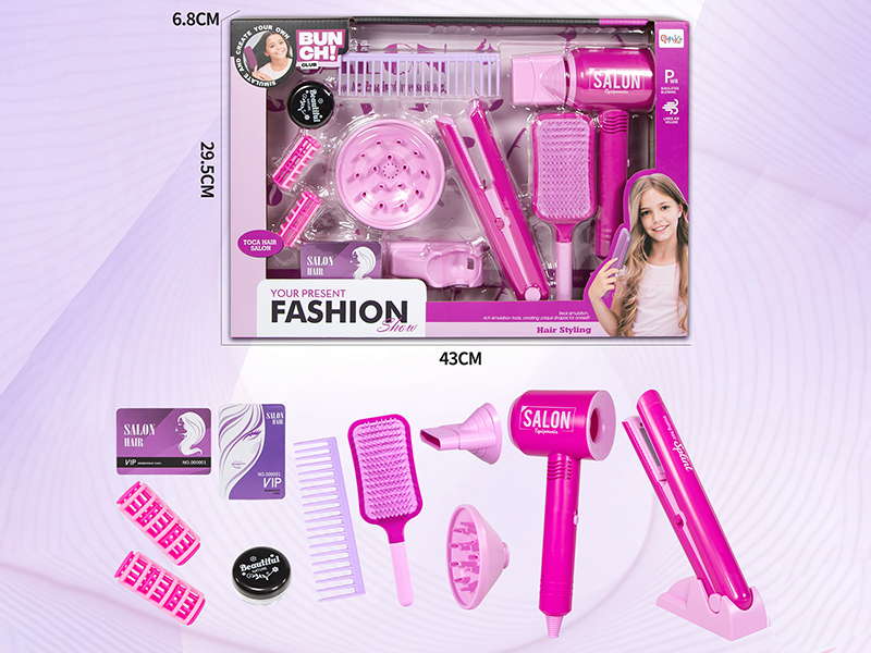 Fashion Salon Hair Dryer Hair Straightener Set(12PCS)