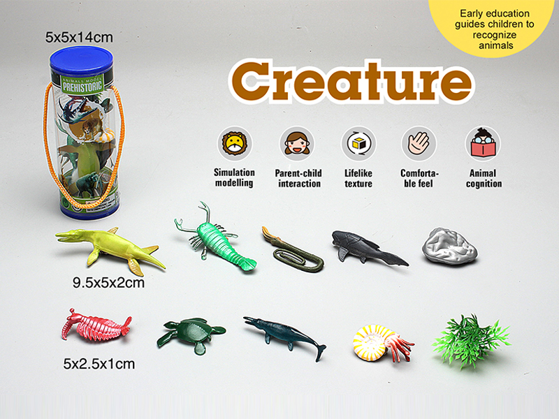 PVC Solid Ancient Marine Animal Set