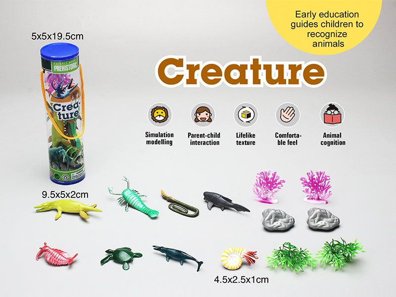 PVC Solid Ancient Marine Animal Set