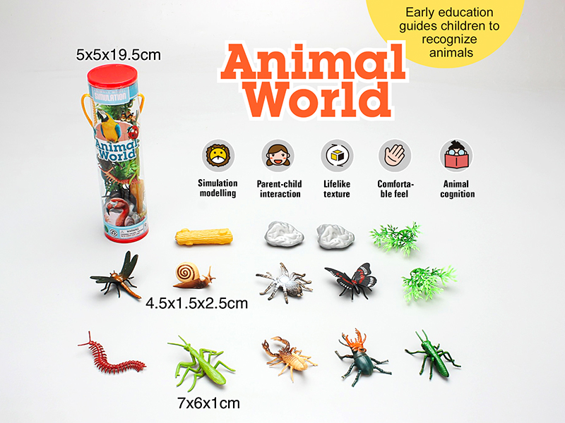 PVC Solid Insect Set