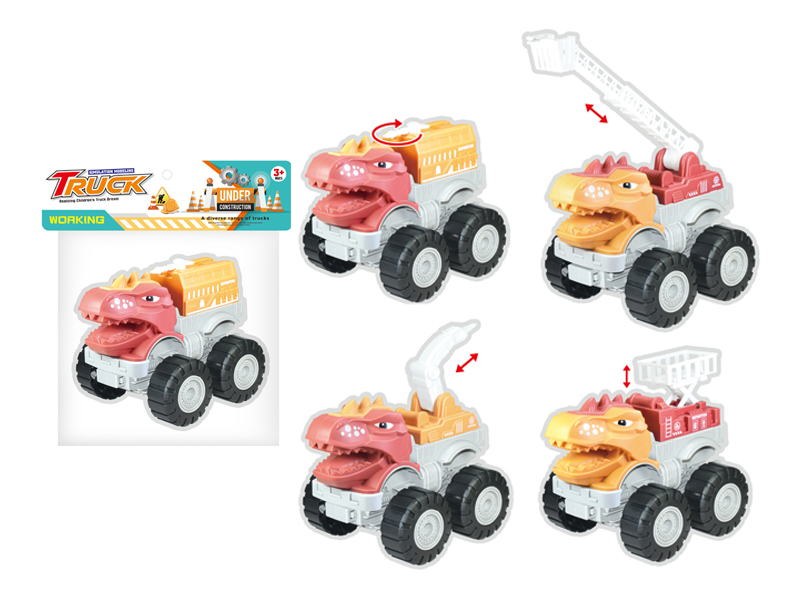 Slide Dinosaur Car