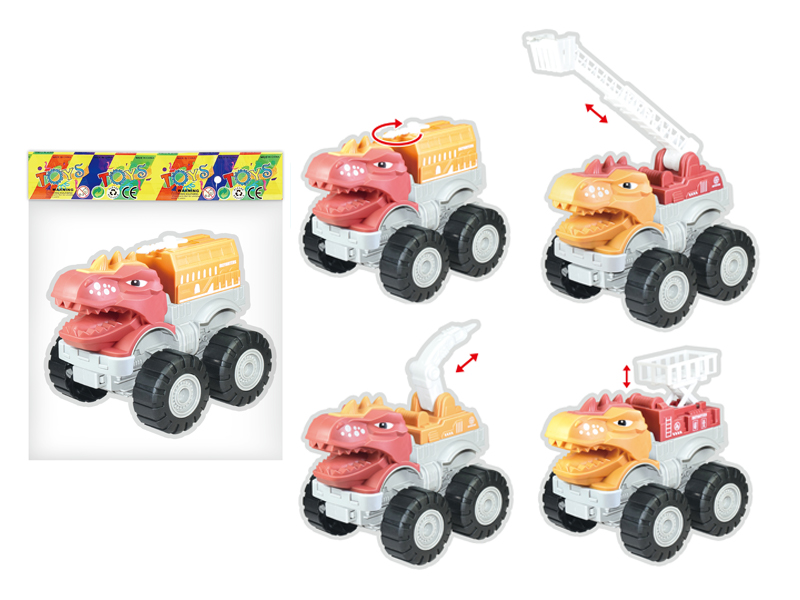 Slide Dinosaur Car