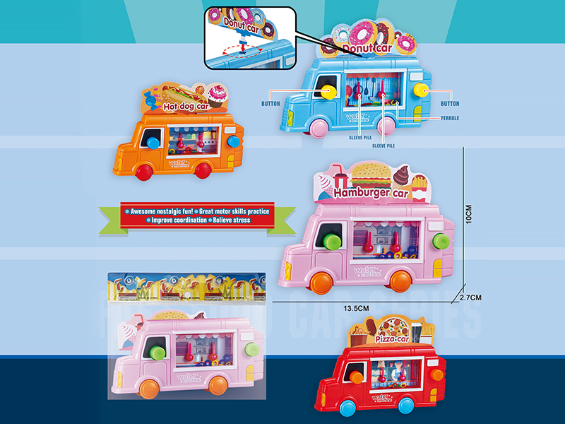 Food Truck Shaped Water Game Toy