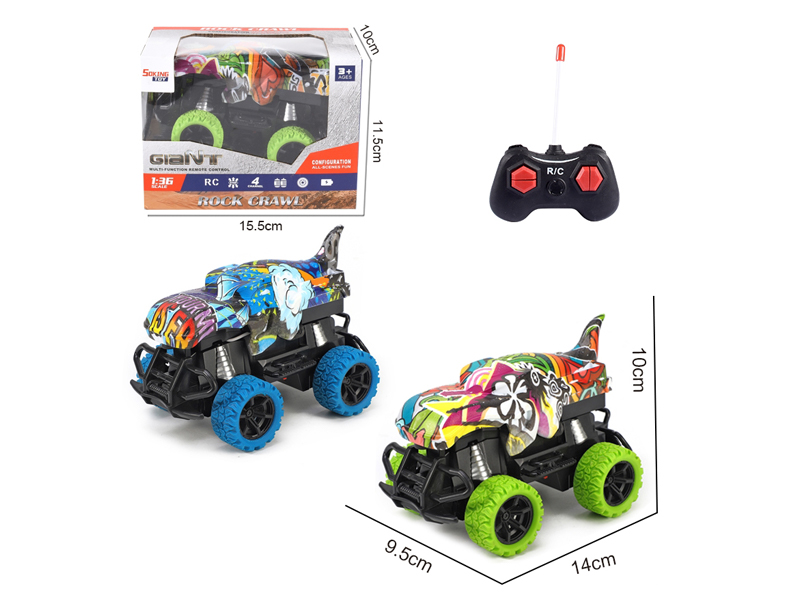1:36 R/C Shark Car