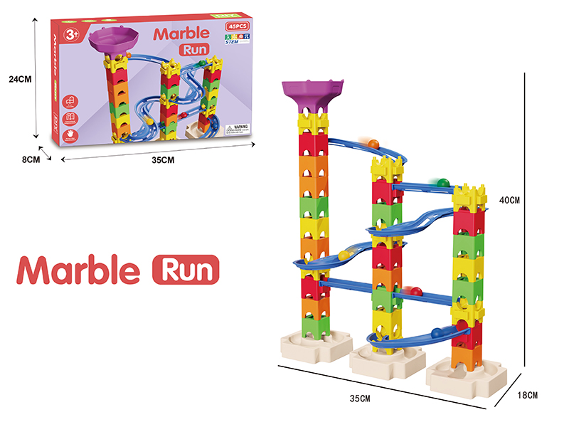 Marble Run Building Blocks 45pcs