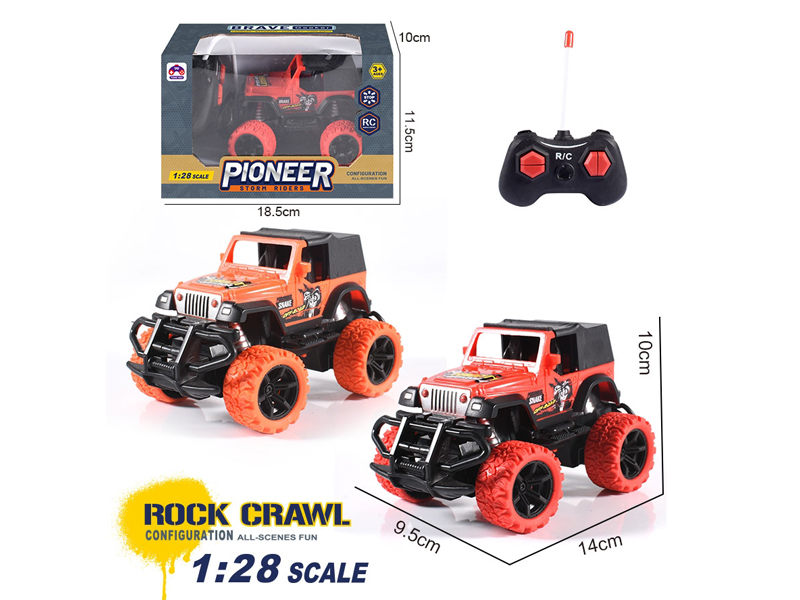 1:28 R/C Jeep Transfer Printing Vehicle