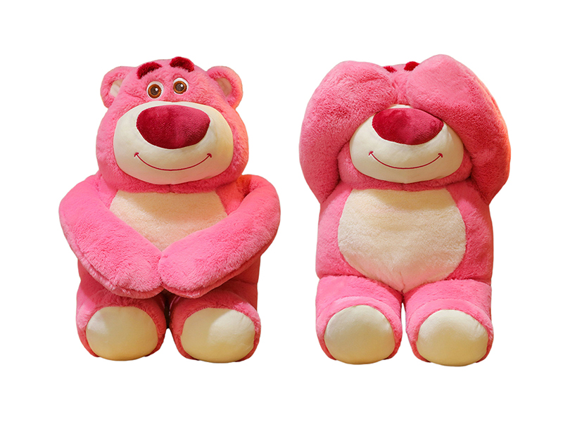 60CM Magnetic Strawberry Bear Plush Doll