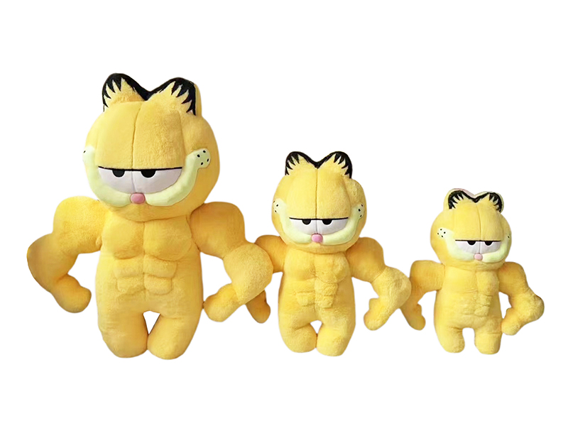 35CM Muscle Garfield Cat Plush Doll