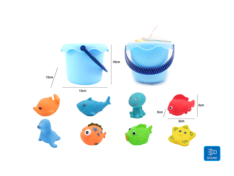 Cute Animals Kids Bath Toy Set
