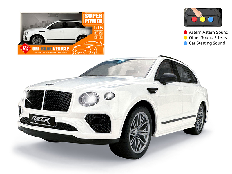 1:16 Friction Simulation Car Model With Sound And Lights(Bentley Bentayga)