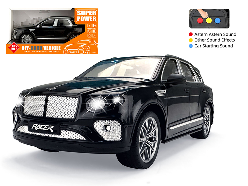 1:16 Friction Simulation Car Model With Sound And Lights(Bentley Bentayga)