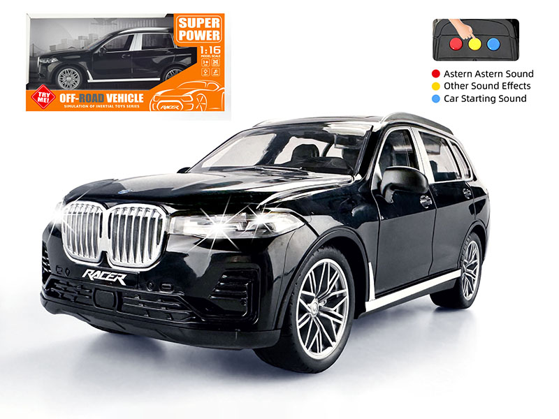 1:16 Friction Simulation Car Model With Sound And Lights(BMW X7)