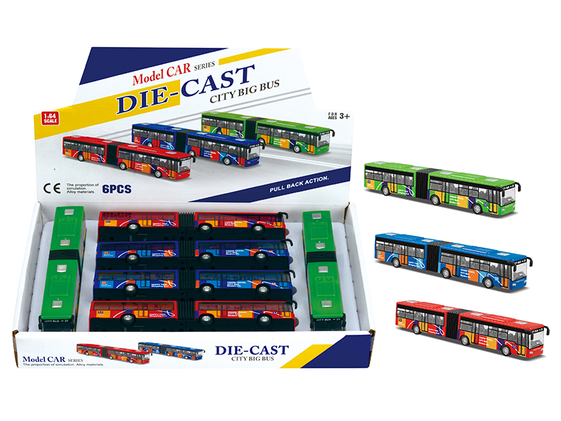 6PCS Alloy Extended Minibus