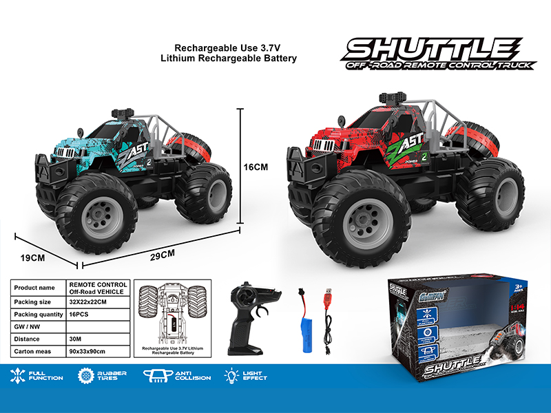 2.4G 4CH R/C High Speed Large Wheel Tractor