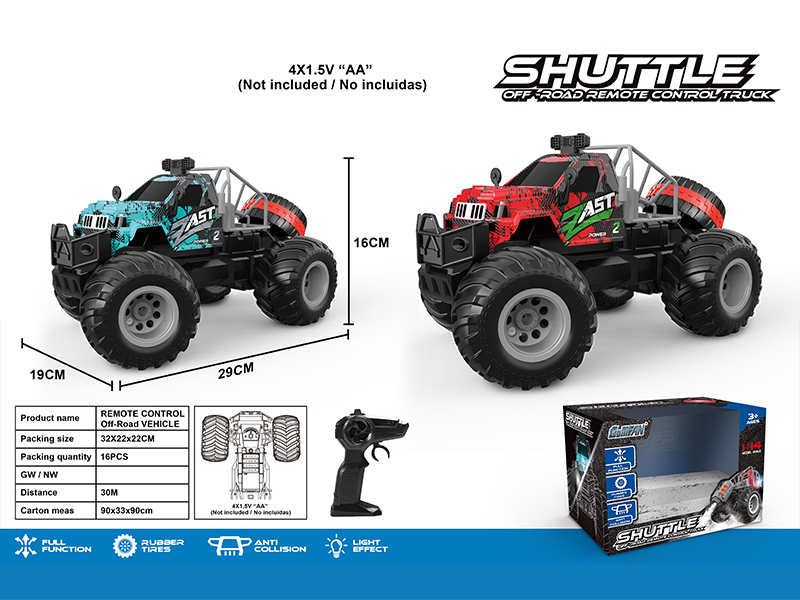 2.4G 4CH R/C High Speed Large Wheel Tractor