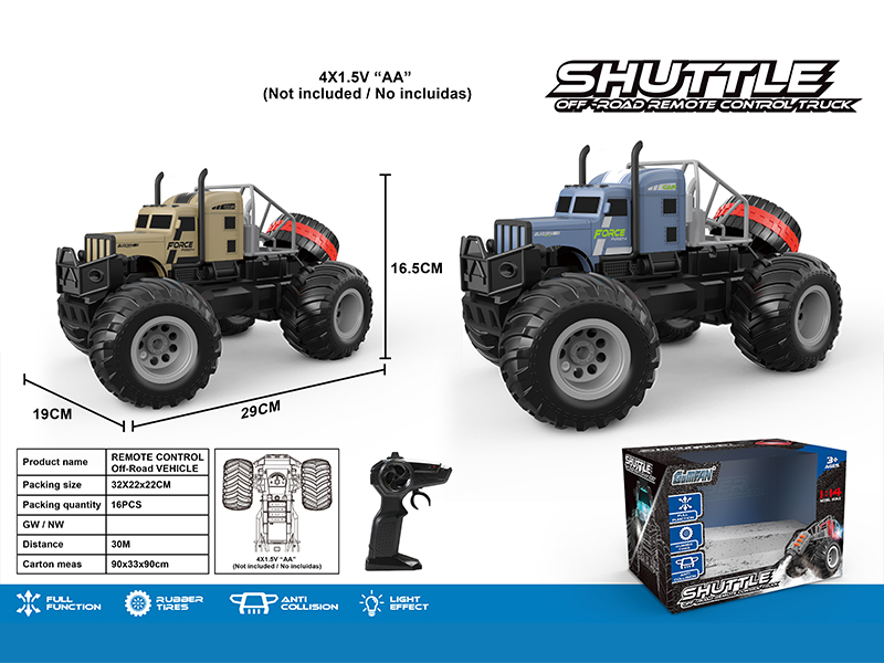 2.4G 4CH R/C High Speed Large Wheel Tractor