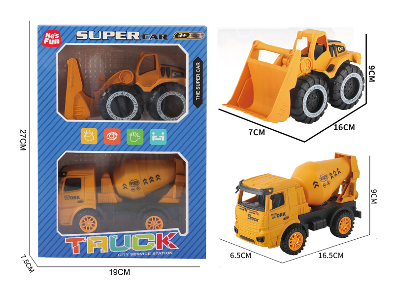 Friction Mixing Truck-Slide Bulldozer
