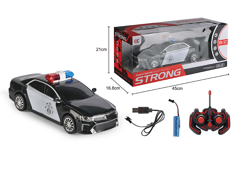 1:12 Camry 4-Channel Remote Control Police Car